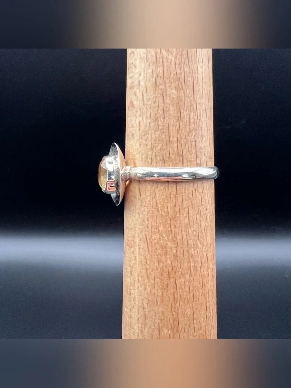 Sterling Silver Citrine Ring